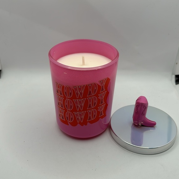 NWOT DW Home, Howdy, Howdy, Howdy candle with boot on lid! - Picture 3 of 4